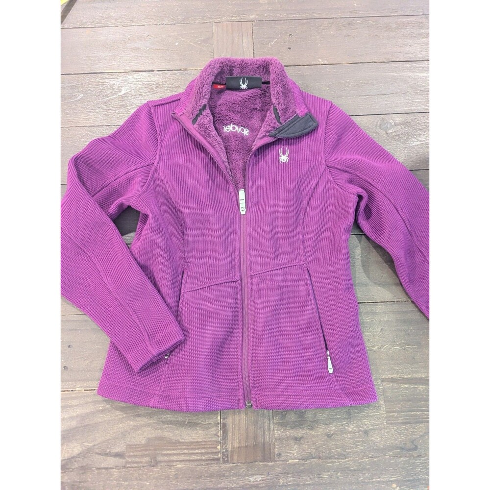 Women's SPYDER Core Endure Sweater Jacket - extra Small purple